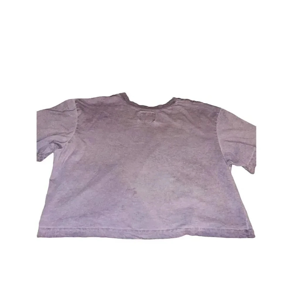 Champion Women's XL Cropped Short Sleeve T-Shirt dusty Purple Casual Summer - Picture 7 of 11